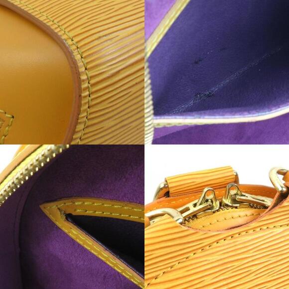 LOUIS VUITTON Yellow Leather Backpack - Picture 3 of 5